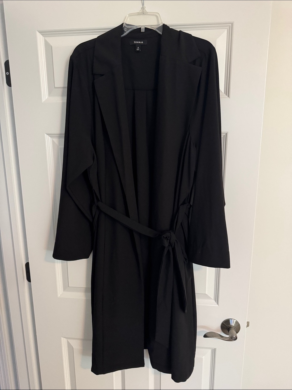 Torrid Studio Crepe Drape Trench Coat